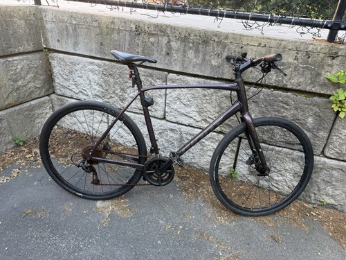 Giant road bike brown - road, flat